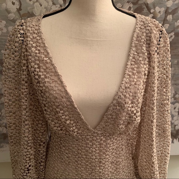 Free People Kaya Sequin Lace Dress - Picture 8 of 12